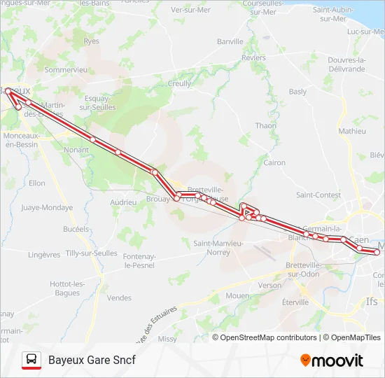 LIGNE 30 Bus Line Map