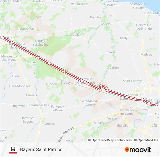 LIGNE 30 Bus Line Map
