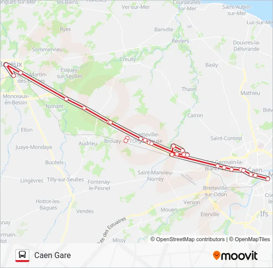 LIGNE 30 Bus Line Map