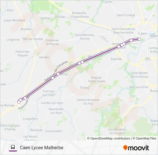 LIGNE 31 Bus Line Map
