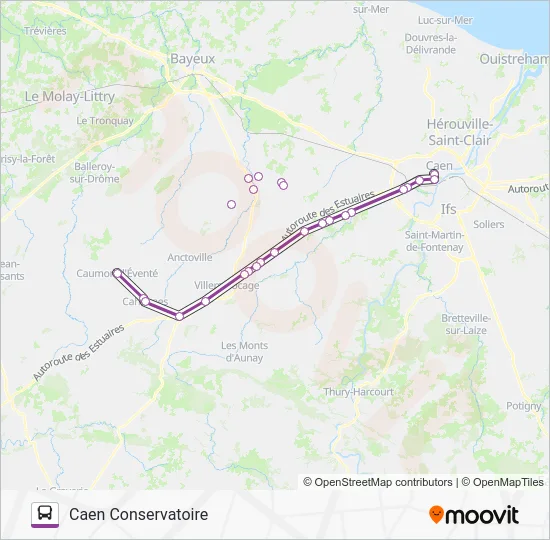 LIGNE 31 Bus Line Map