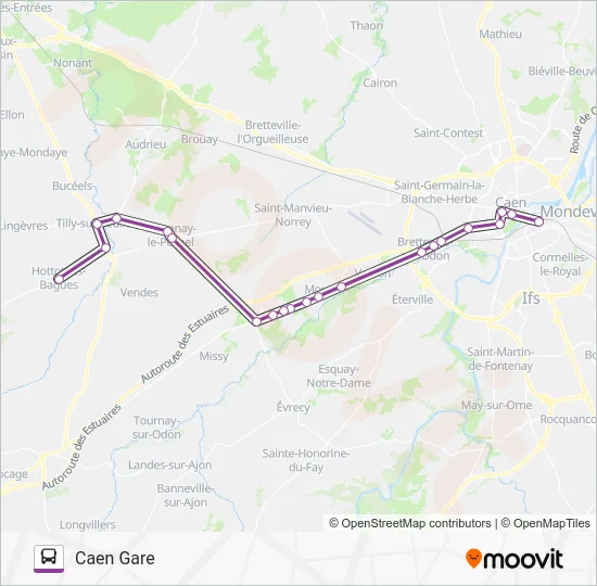 LIGNE 31 Bus Line Map
