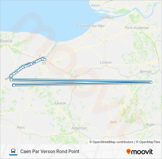 LIGNE 32 Bus Line Map