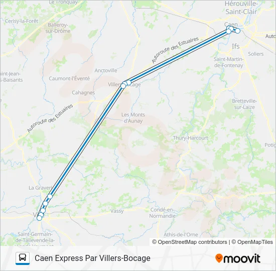 LIGNE 32 Bus Line Map