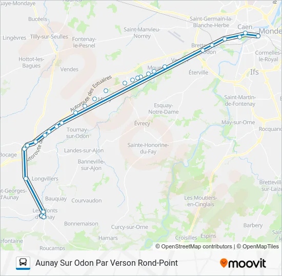 LIGNE 32 Bus Line Map