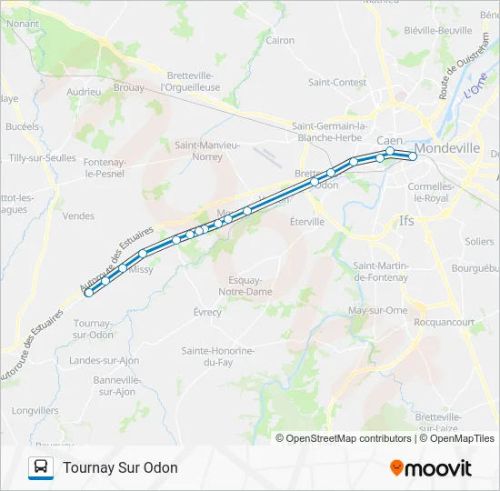 LIGNE 32 Bus Line Map