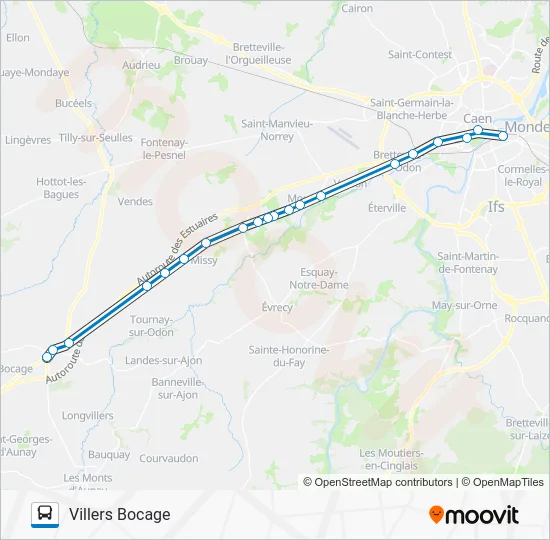 LIGNE 32 Bus Line Map