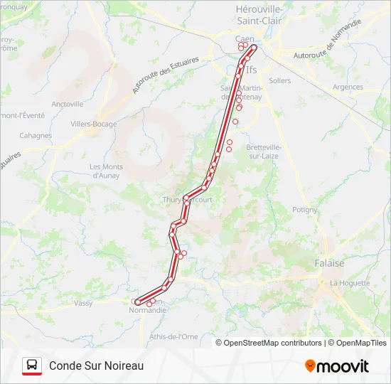 LIGNE 34 Bus Line Map