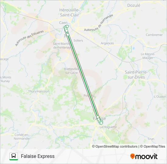 LIGNE 35 Bus Line Map