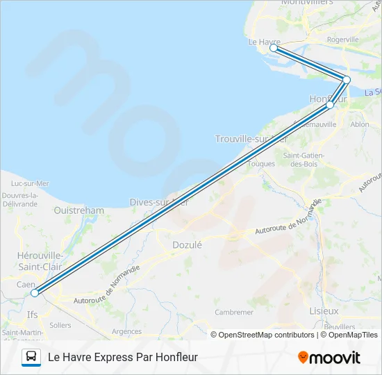 LIGNE 39 Bus Line Map