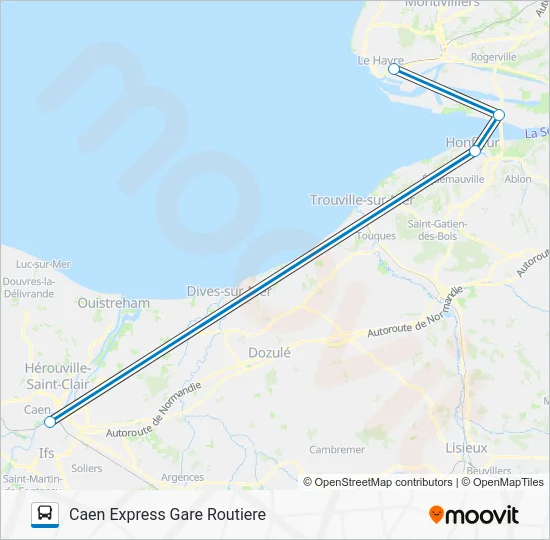 LIGNE 39 Bus Line Map