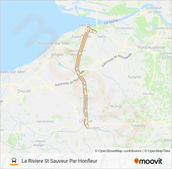 LIGNE 50 Bus Line Map