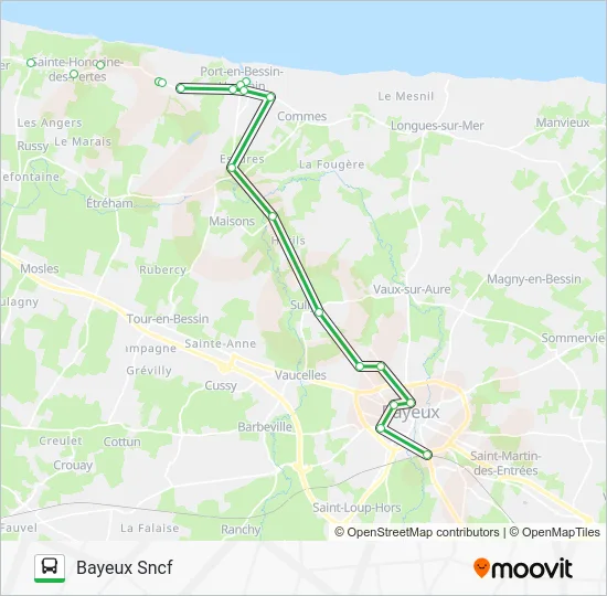 LIGNE 70 Bus Line Map