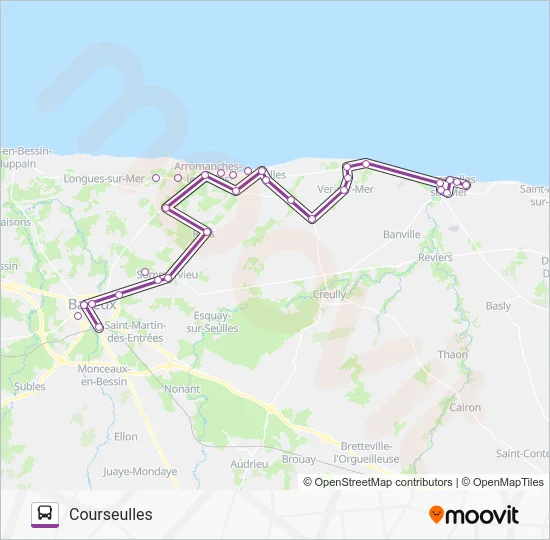 LIGNE 74 Bus Line Map