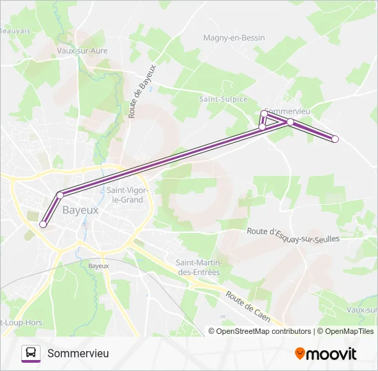 LIGNE 74 Bus Line Map