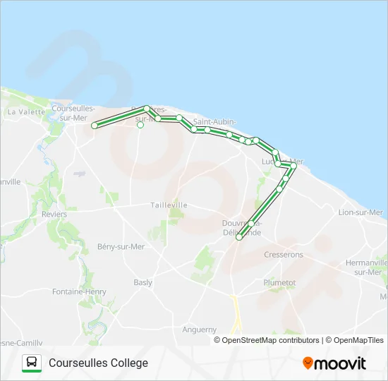 LIGNE 103 Bus Line Map