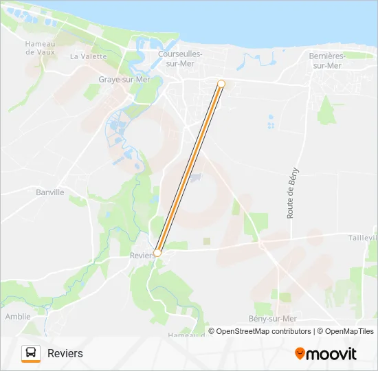 LIGNE 104 Bus Line Map