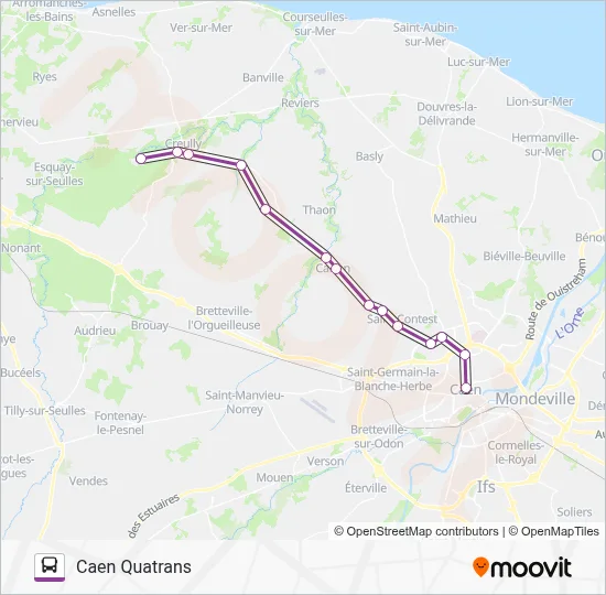 LIGNE 106 Bus Line Map