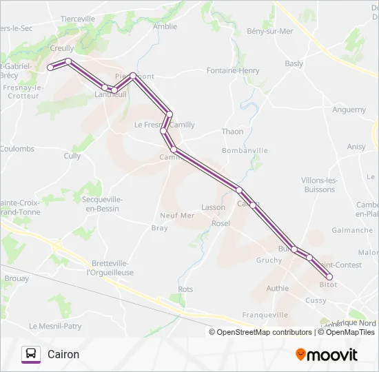 LIGNE 106 Bus Line Map