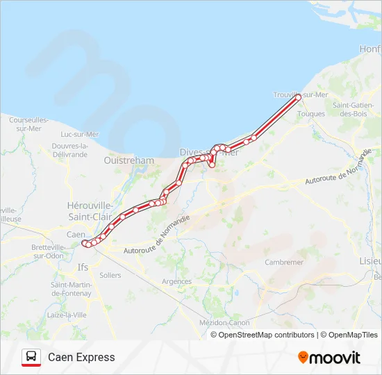 LIGNE 120 Bus Line Map