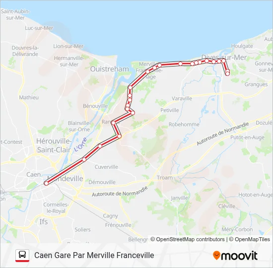 LIGNE 120 Bus Line Map