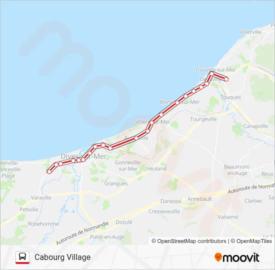 LIGNE 120 Bus Line Map
