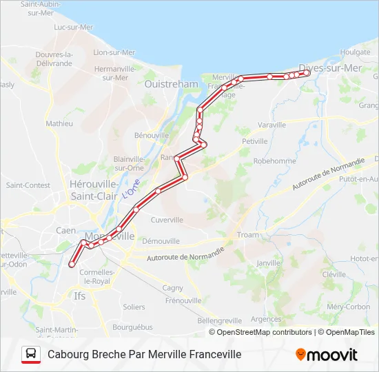 LIGNE 120 Bus Line Map