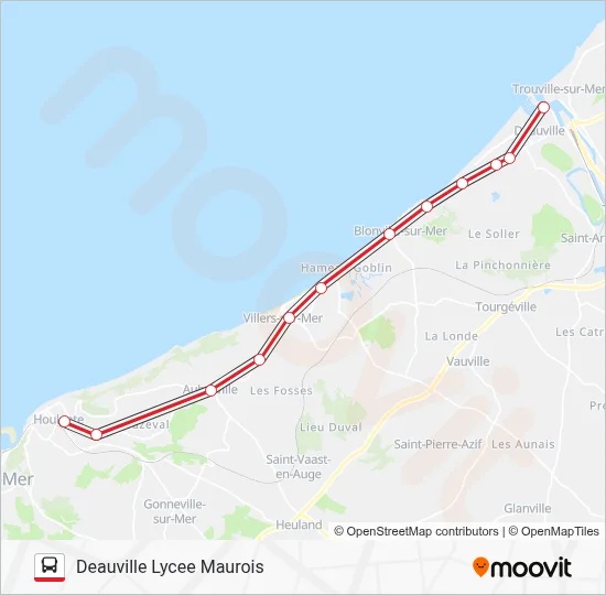 LIGNE 120 Route: Schedules, Stops & Maps - Deauville Lycee Maurois ...