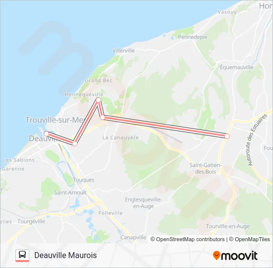 LIGNE 122 Bus Line Map