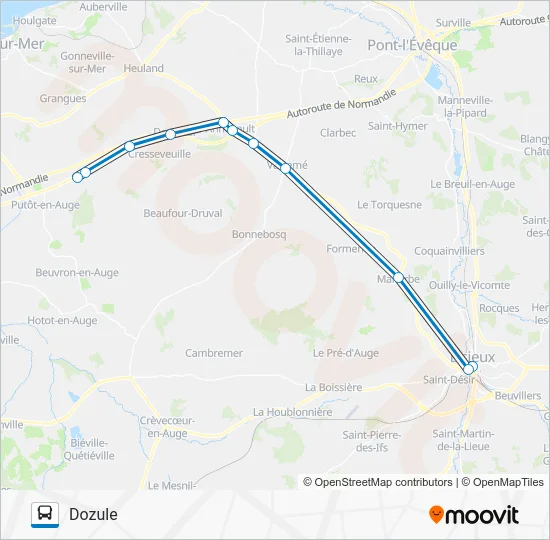 LIGNE 137 Bus Line Map