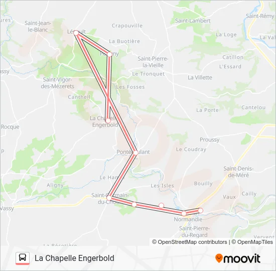 LIGNE 138 Bus Line Map