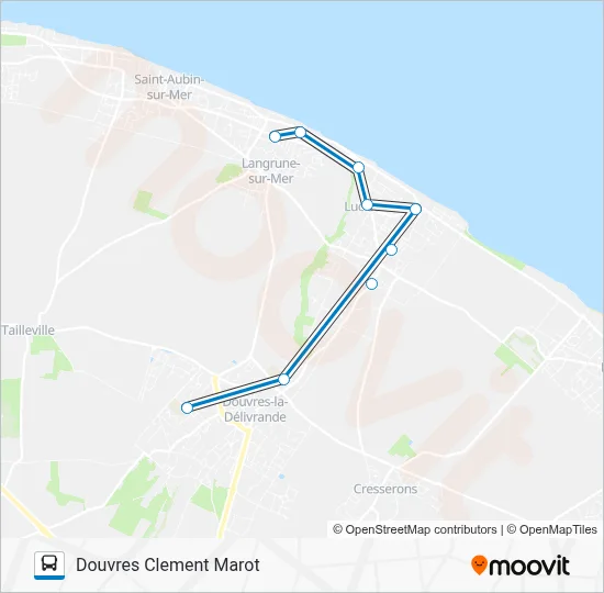 LIGNE 145 Bus Line Map