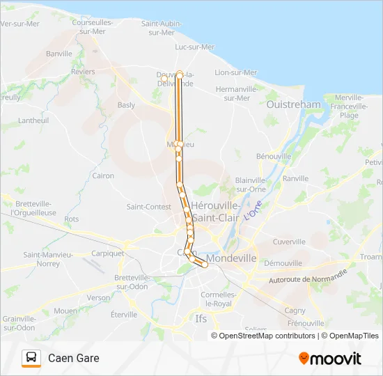 LIGNE 146 Bus Line Map