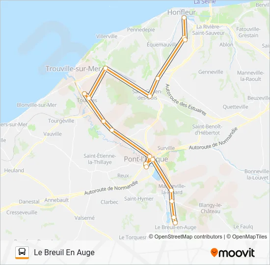 LIGNE 150 Bus Line Map