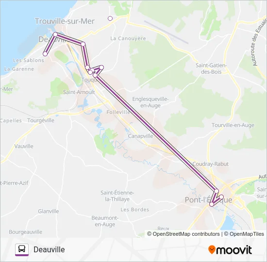 LIGNE 151 Bus Line Map