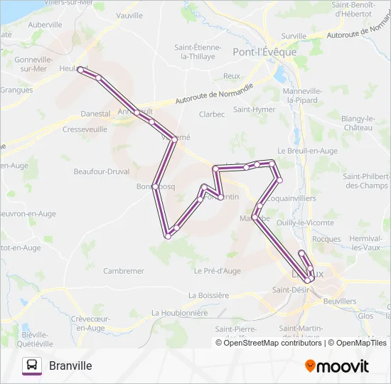 LIGNE 159 Bus Line Map
