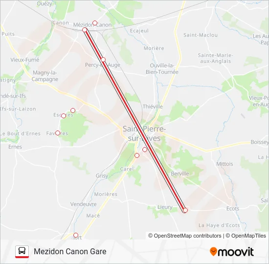 LIGNE 162 Bus Line Map