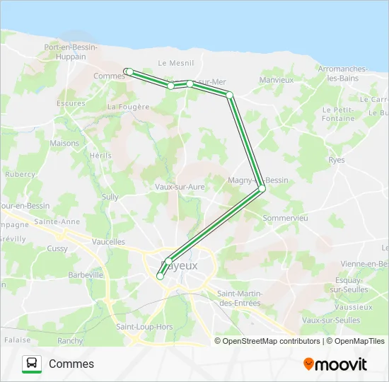 LIGNE 170 Bus Line Map