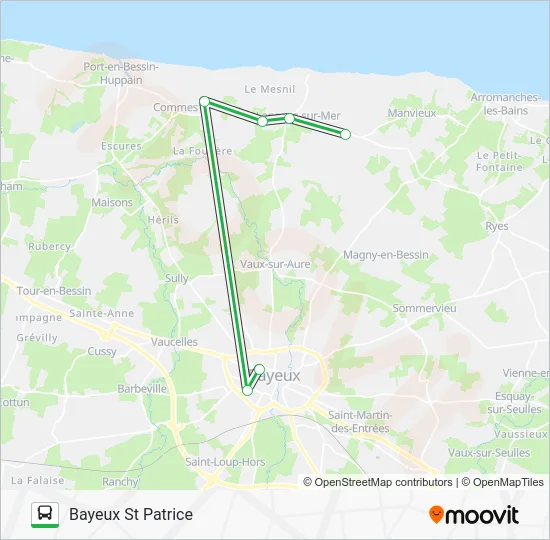 LIGNE 170 Bus Line Map