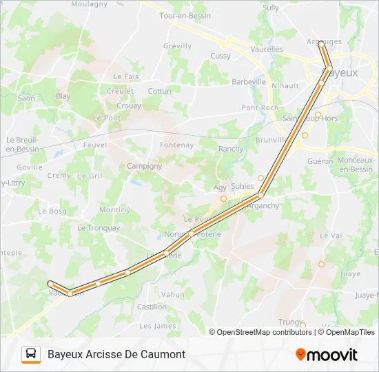 LIGNE 171 Bus Line Map