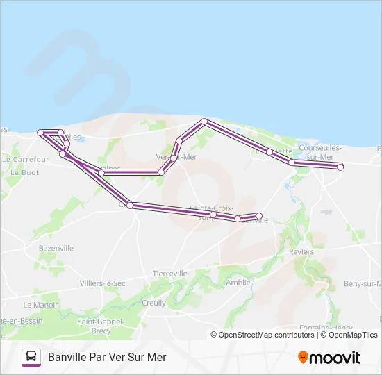 LIGNE 174 Bus Line Map
