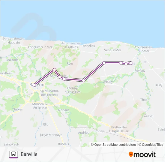 LIGNE 175 Bus Line Map