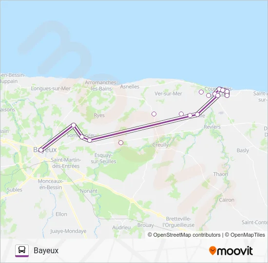 LIGNE 175 Bus Line Map