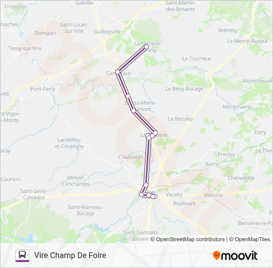 LIGNE 180 Bus Line Map