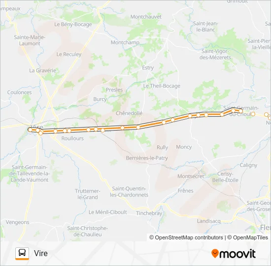 LIGNE 181 Bus Line Map