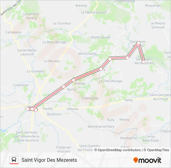 LIGNE 182 Bus Line Map