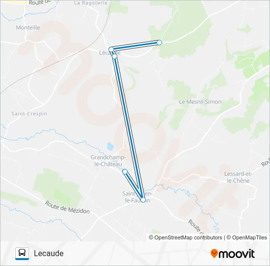 LIGNE 255 Bus Line Map