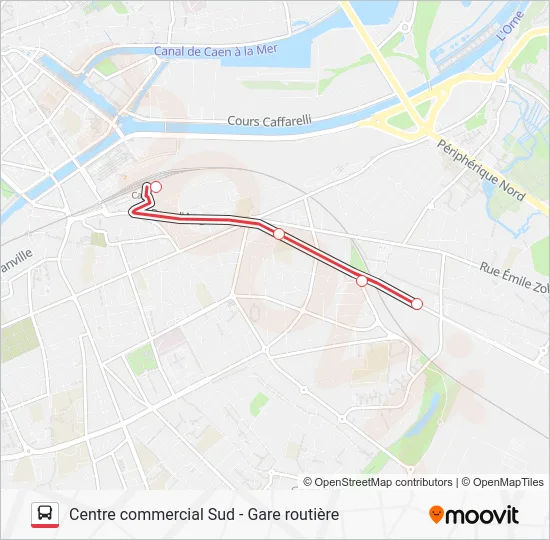 NOMAD 109 Bus Line Map