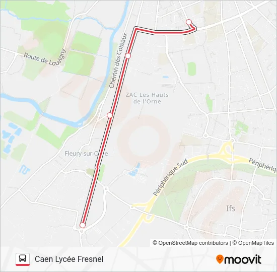NOMAD 117 Bus Line Map