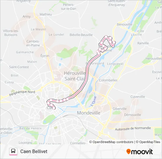 10 EXPRESS Bus Line Map